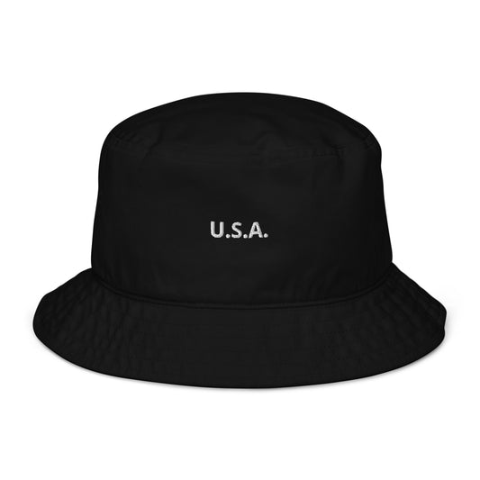 USA Classic Organic Cotton Bucket Hat